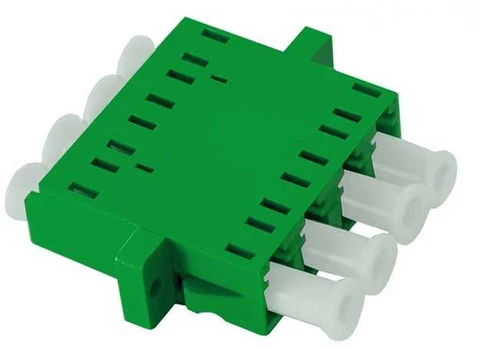 Qoltec Adapteris światłowodowy LC/APC | Quad | Singlemode