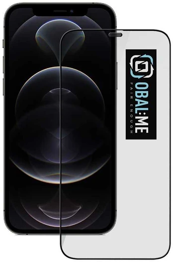OBAL:ME 5D stiklinė ekrano apsauga skirta Apple iPhone 12 Pro Max Juodas