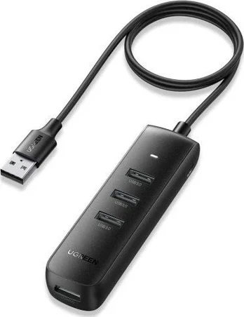 Adapteris UGREEN CM416 4in1 USB į 4x USB 1m (juodas)
