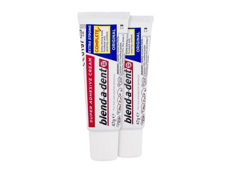 Fixative Cream Blend-a-dent Extra Strong Original Super Adhesive Cream, 2x47g