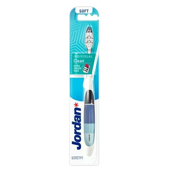 Minkštas dantų šepetėlis Jordan Individual Clean