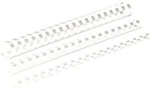 Įrišimo spiralės plastikinės 22mm, baltos 100vnt