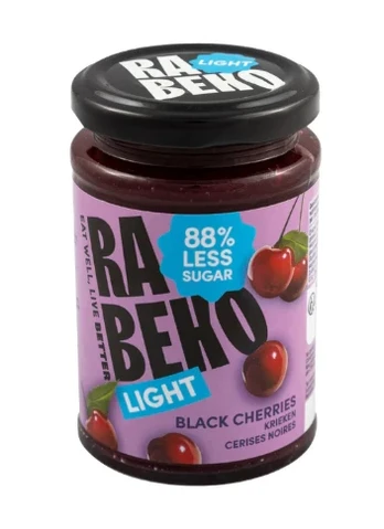 Rabeko Light Jam 230 g Vyšnių džemas less sugar
