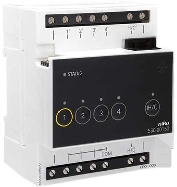 Šildymo arba vėsinimo modulis, skirtas „Niko Home Control“