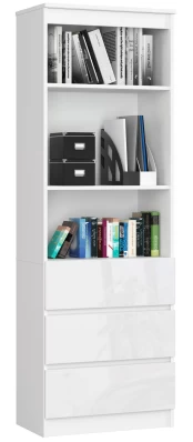 Lentyna CLP R 60 cm, balta/balta blizgi kaina