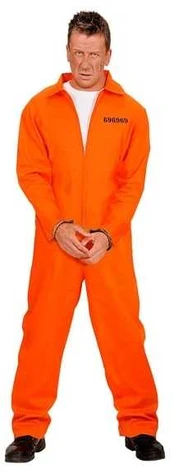 Widmann County Jail Inmate - Oranžinis fangedragt