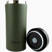 Web-tex termosinis puodukas 330ml žalias spalvos .