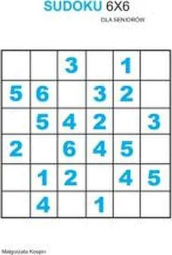 Dėlionė Czas Seniora Senjorų laikas sudoku 6x6
