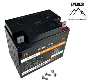 AGM akumuliatorius 12V 32Ah dešinys + Everest