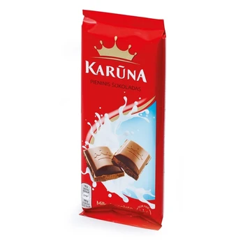 Pieninis šokoladas KARŪNA, 80 g