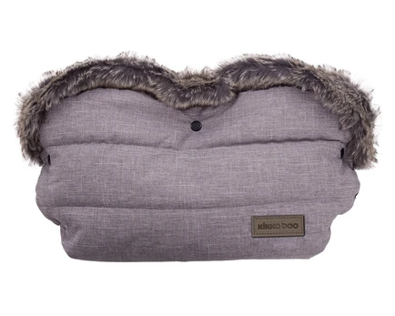 Pirštinės vežimėliui KikkaBoo, Melnage Grey