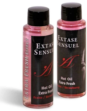 EXTASE SENSUAL - MASSAGE OIL WITH EXTRA FRESH STRAWBERRY EFFECT 100 ML