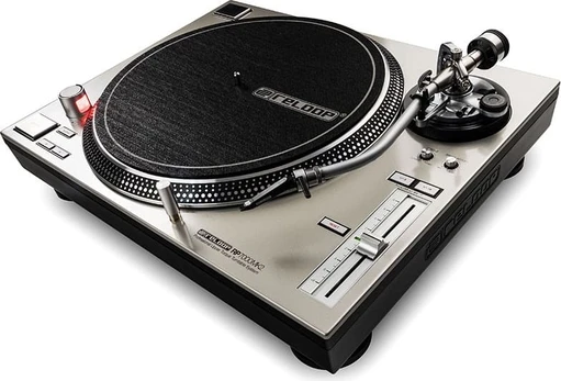 Reloop rp-7000 mk2 sidabrinis - gramofonas dj-ski