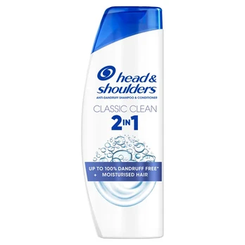 Plaukų šampūnas HEAD&SHOULDERS CLASSIC CLEAN 2IN1, 250 ml