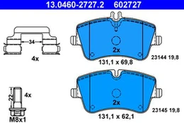 ATE 13.0460-2727.2 Brake pad set
