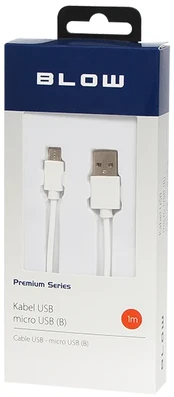 Przyłącze USB A - micro B 0,3m juoda