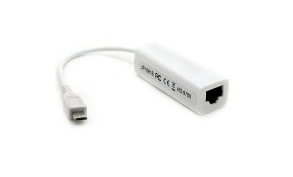 Lan tinklo adapteris Microusb į Rj45, 10/100mbps