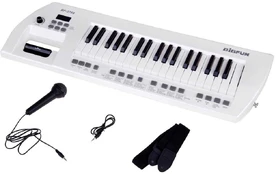 Elektrinis pianinas su mikrofonu vaikams, baltas kaina