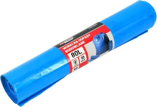 AW-Tools AWTOOLS WORKI NA ODPADY BUDOWLANE 80l 60µ 10vnt