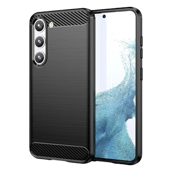 Dėklas Carbon Case  Samsung Galaxy S23 Plus juodas