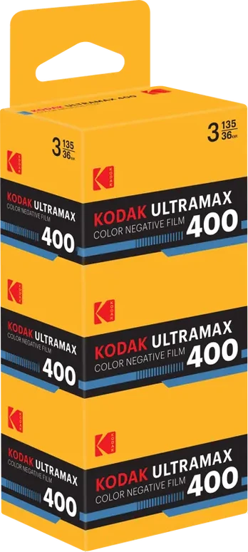 Eastman Kodak Ultramax 400 135-36 exp 3-pack Vertical