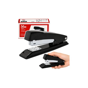 Lean Classic Office School Stapler Juodas Staples 50mm 24/6 26/6