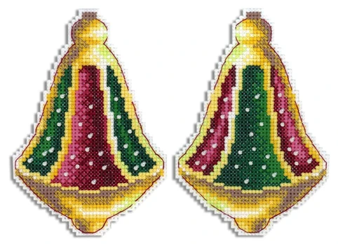 Cross-stitch kit "Christmas tree toy. Bell" SR-864