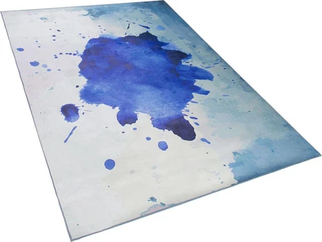 Beliani Dywan 140 x 200 cm mėlynas ODALAR