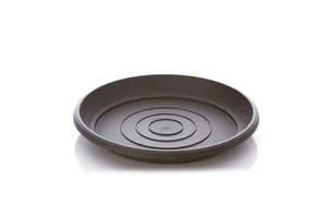 Vazono lėkštė Prosperplast Terra Nova POD25, pilka, 25 cm