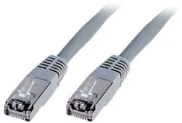 DIGITUS Patchkabel RJ45 SF/UTP Cat5e 2.00m grau Polybeutel