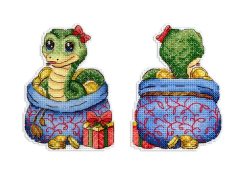 Cross stitch kit "Money snake" SR-1142