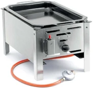 Keptuvė dujinė Bake Master Mini 290x480mm 5.8kW - Hendi 154601 kaina