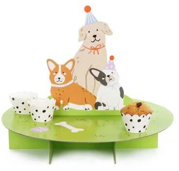Party Deco Kageopsats med hunde