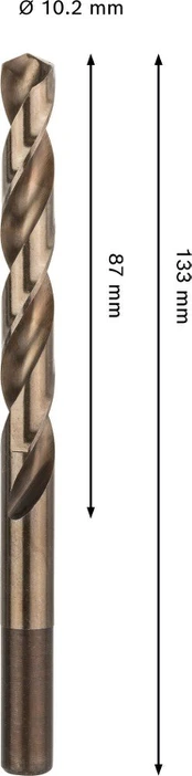 Bosch PRO HSS-Co grąžtas metal. 10,2mm, 1 vnt.