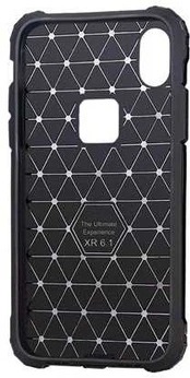 Dėklas X-SHIELD X-Shield iPhone XR kietas dangtelis – juodas
