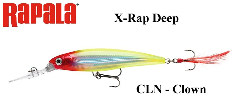 Vobleris Rapala X-Rap Deep CLN - Clown 10 cm