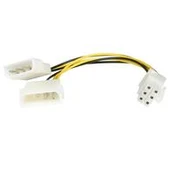 StarTech 6IN LP4 IKI 6 PIN PCIE ADAPTERIS/.