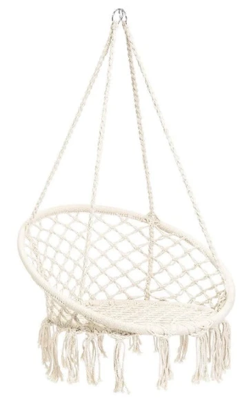 Lauko krėslas, pakabinamas Domoletti Boho, balta