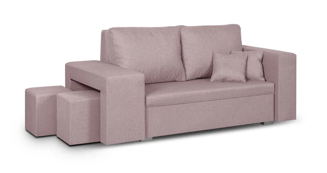 Sofa-lova Milo2, rožinė
