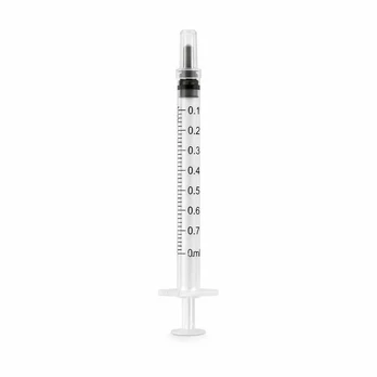 Švirkštas 1 ml su dangteliu, 1 vnt.