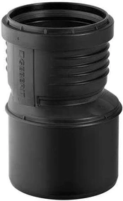 Geberit Silent reduktion 110/50mm, mf, Sort, PP