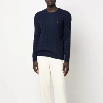 Sportinis nertinis vyrams, Mėlyna, Long sleeve pullover