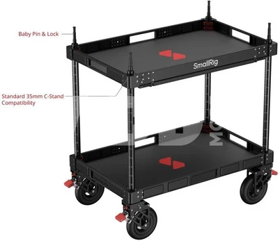 SmallRig 5991 36" Video Production Camera Cart (Lite)