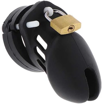 Hidden Desire Chastity Cock Cage Silicone S