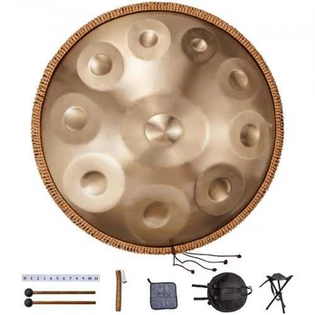 22 colių handpan būgnas su mušikliu