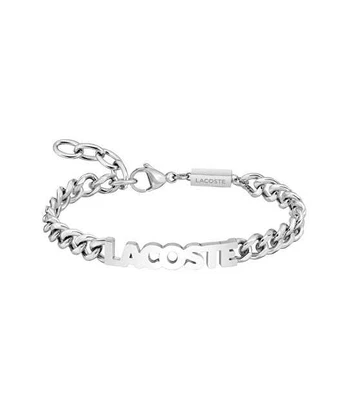 Lacoste Stylish men´s steel bracelet Script 2040476
