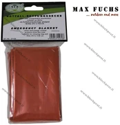 Max Fuchs Išgyvenimo antklodė MFH oranžinė kaina