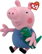 *****METEOR Beanie Babies George Peppa Pig 62310