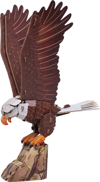 MAKEBUG 3D popierinė delionė Bald Eagle, MB-D-0057