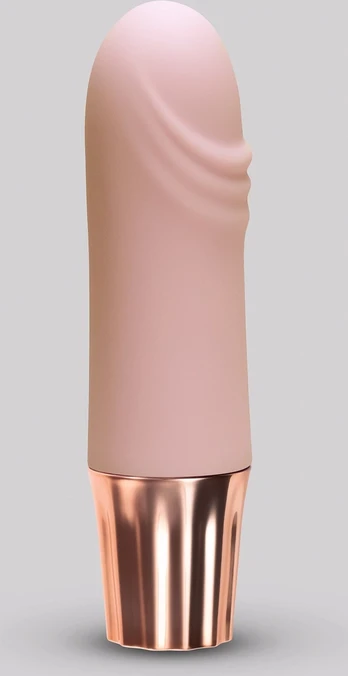 Crushious Mellow Waves Mini Vibrating Device Pink 11cm Silicone